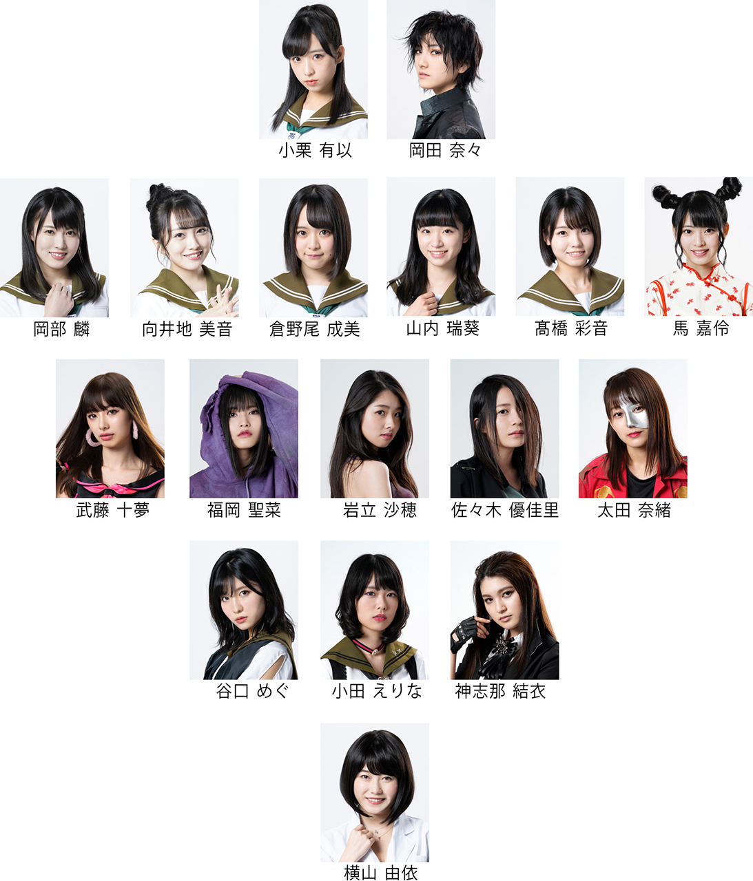 AKB48 小栗有以・岡田奈々W主演、舞台版「マジムリ学園」全キャスト