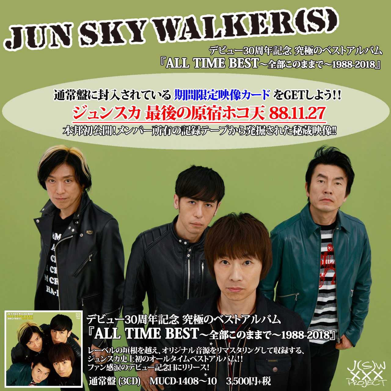 JUN SKY WALKER(S) 30周年