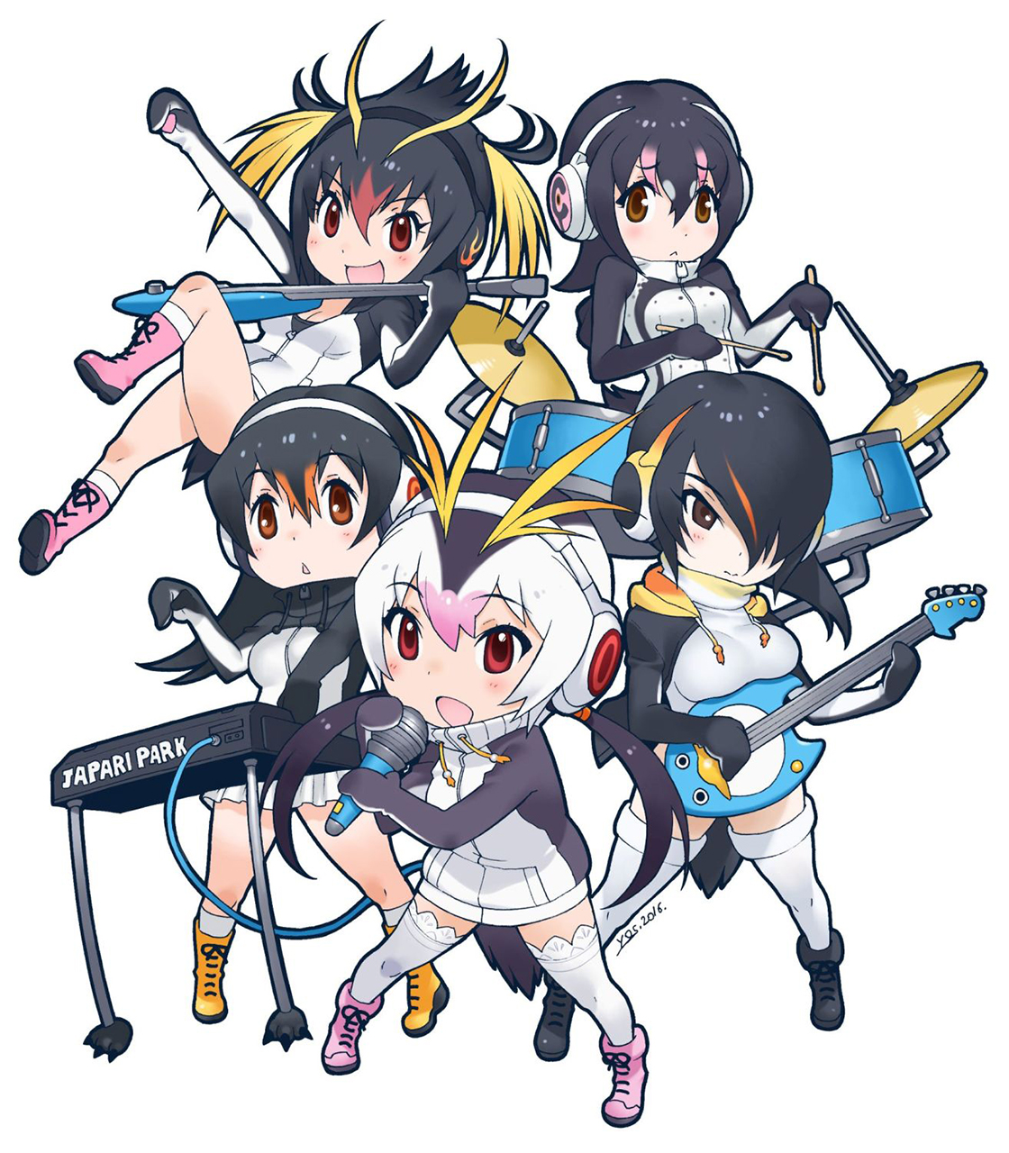 けものフレンズ」のペンギンアイドルユニットPPP（ペパプ）、世界