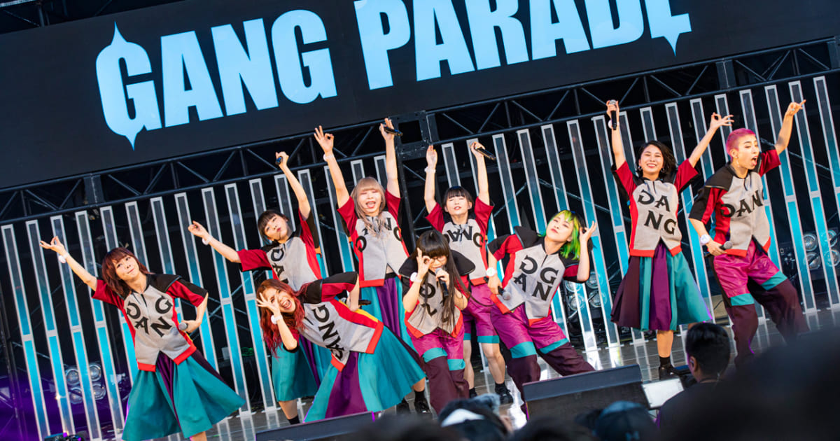 GANG PARADE ギャンパレ ナルハワールド 野音Tシャツ XL 天晴れ！！真冬の大ギャンパレ音楽祭in日比谷野音」でのグッズ