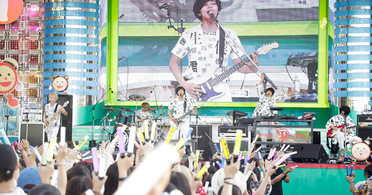 DISH//、「めざましライブ」で武道館公演映像作品リリースをサプライズ