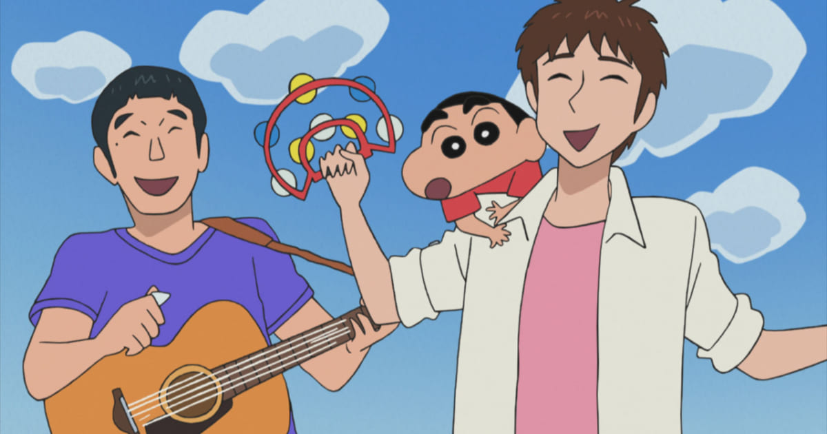 ゆずがアニメ初登場 クレヨンしんちゃんアフレコ 歌唱 演奏に挑戦 Musicman
