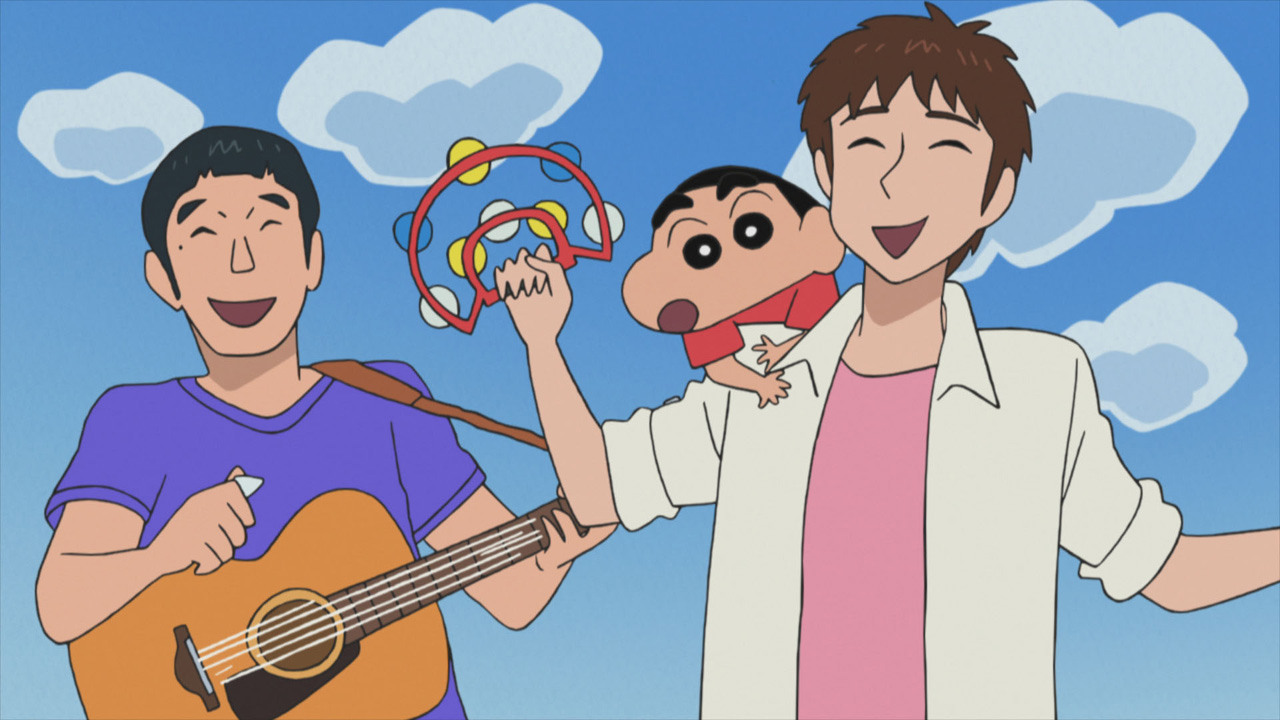 ゆずがアニメ初登場 クレヨンしんちゃんアフレコ 歌唱 演奏に挑戦 musicman
