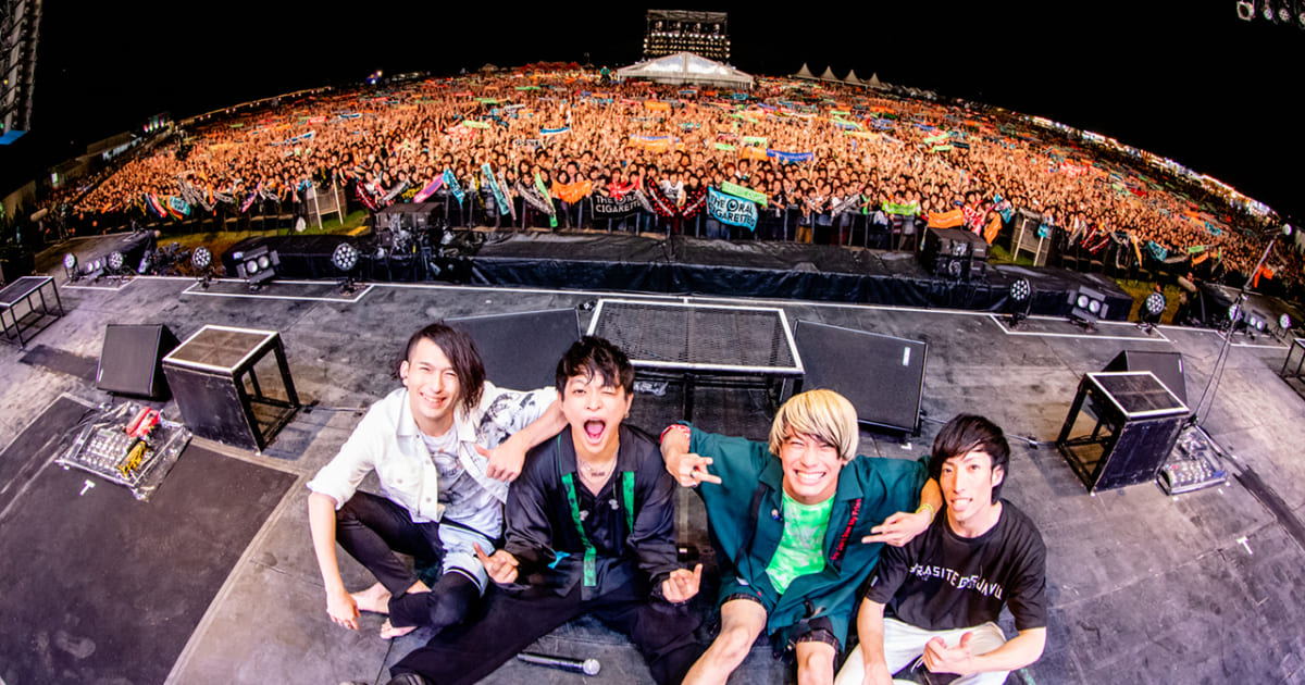 The Oral Cigarettes 大阪 泉大津フェニックス2daysのオフィシャルライブレポート公開 Musicman