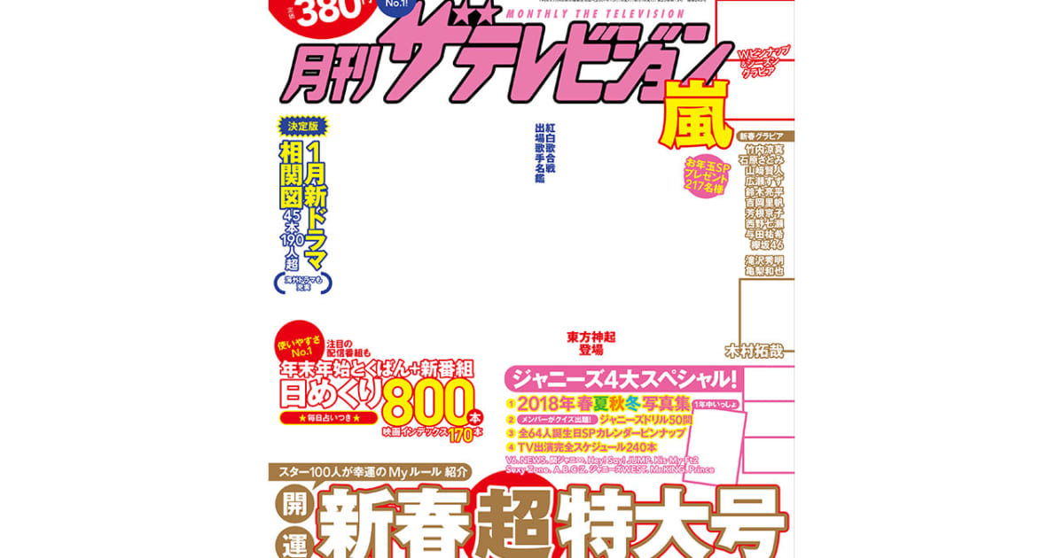 月刊ザテレビジョン◆月刊「嵐」など約8年分◆NEWS◆V6他◆切抜ファイル3冊 1490654131.jpg?1645622868