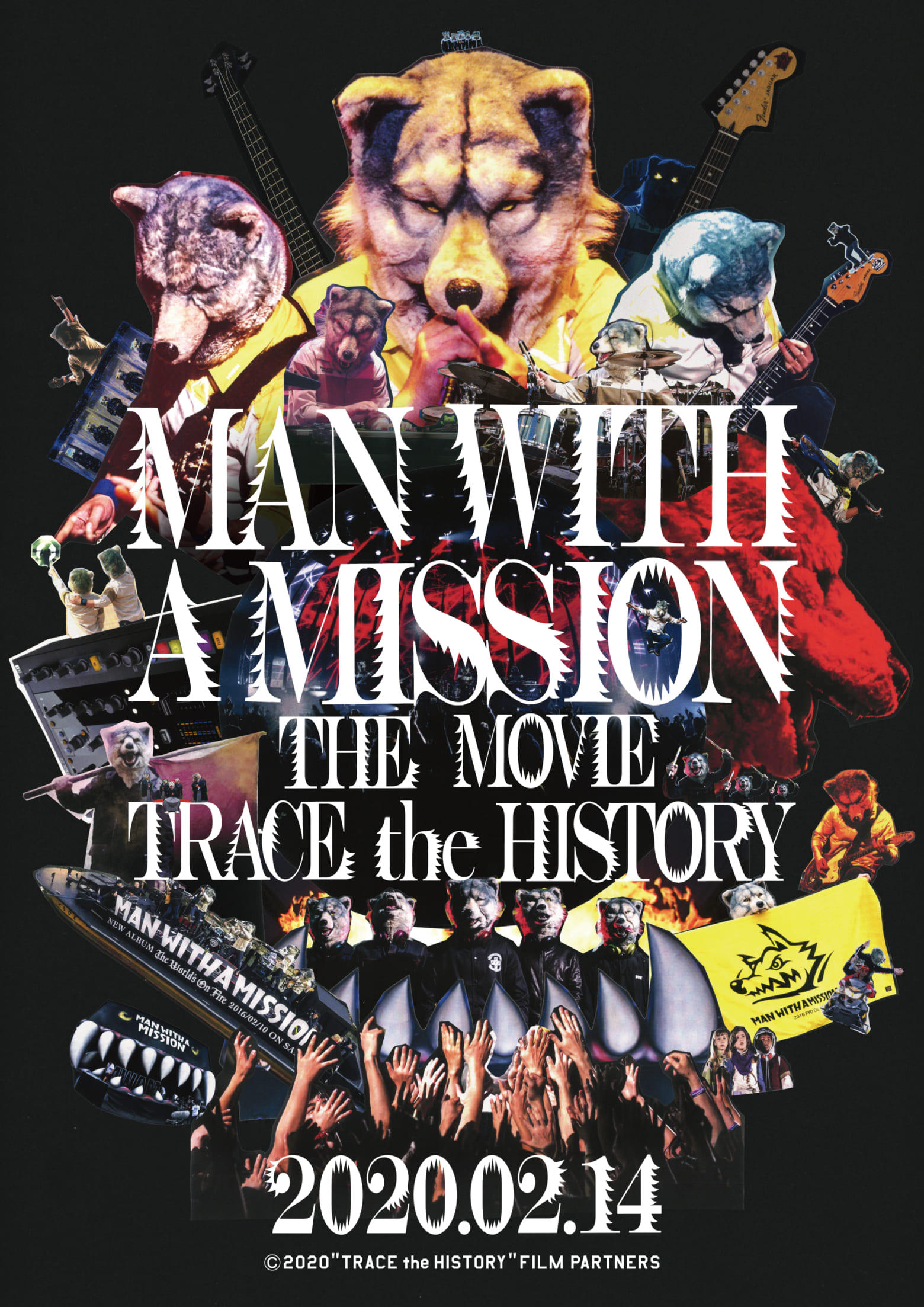 Man With A Mission 初ドキュメンタリー映画メインビジュアル ムビチケ 豪華特典詳細を発表 Musicman