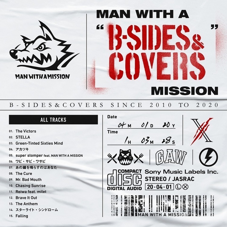 MAN WITH A MISSION「MAN WITH A “B-SIDES & COVERS” MISSION」