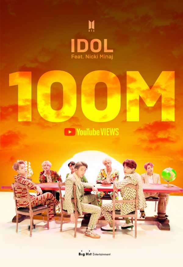 Bts Idol Feat Nicki Minaj Black Swan Mvがそれぞれ1億再生突破 Musicman Bts Idol Feat Nicki Minaj Black Swan Mvがそれぞれ1億再生突破 Musicman