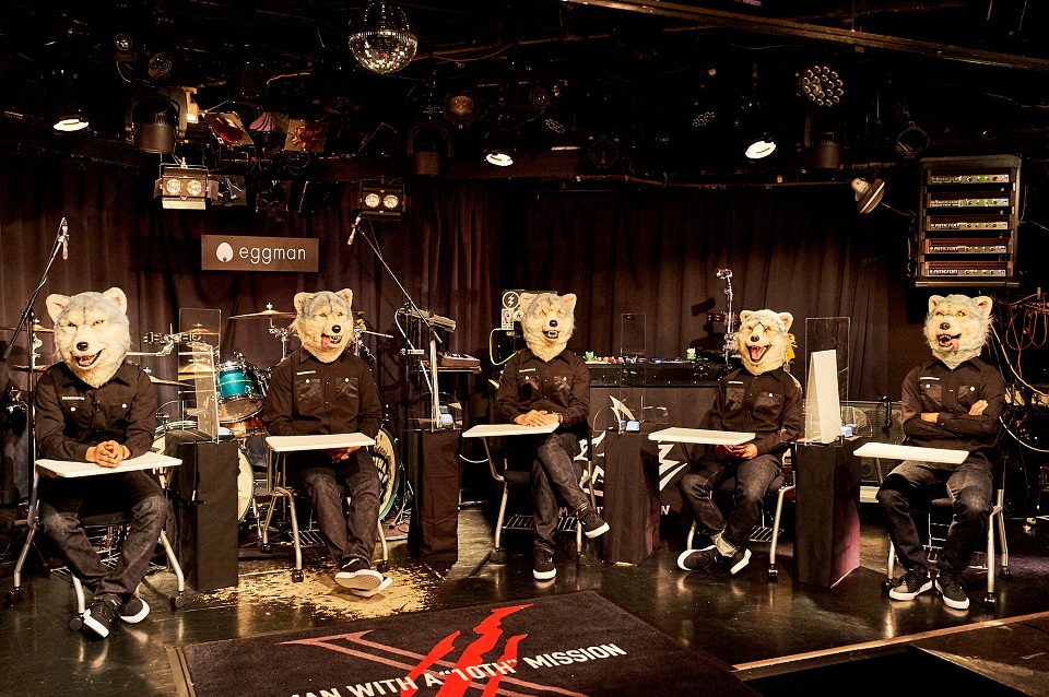 MAN WITH A MISSION、10周年「BEST盤」リリース日にスペシャルライブ