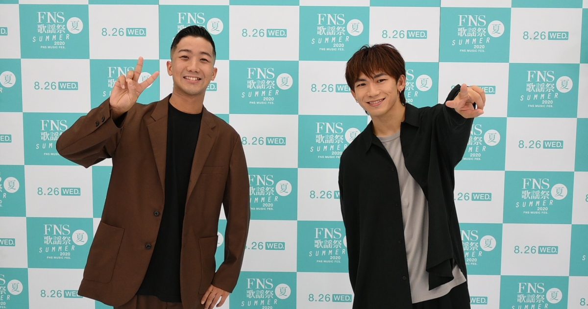 瑛人、「FNS歌謡祭」でEXILE NAOTOと「香水」を一夜限りのコラボ