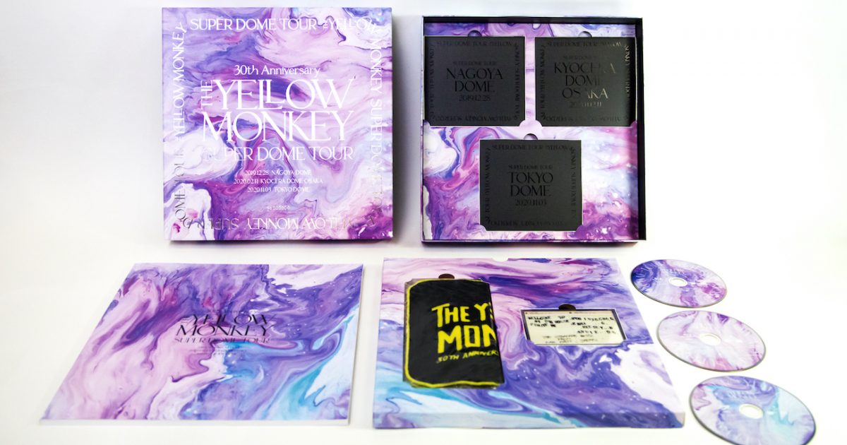 新品 THE YELLOW MONKEY SUPER DOME TOUR BOX THE YELLOW MONKEY、結成30周年ドームツアー3公演を収めた