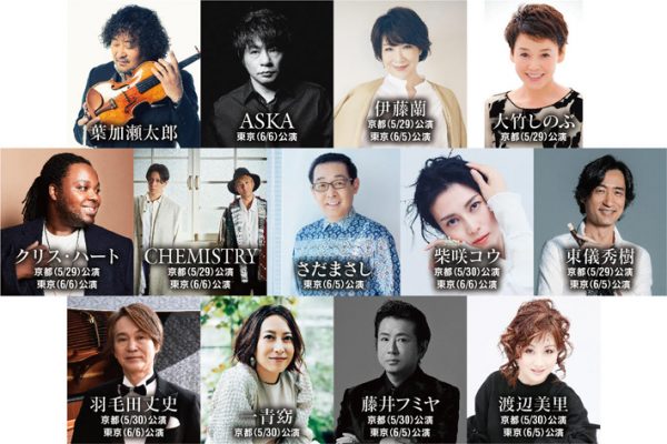 葉加瀬太郎音楽祭 第1弾出演アーティストで藤井フミヤら12組を発表 Musicman