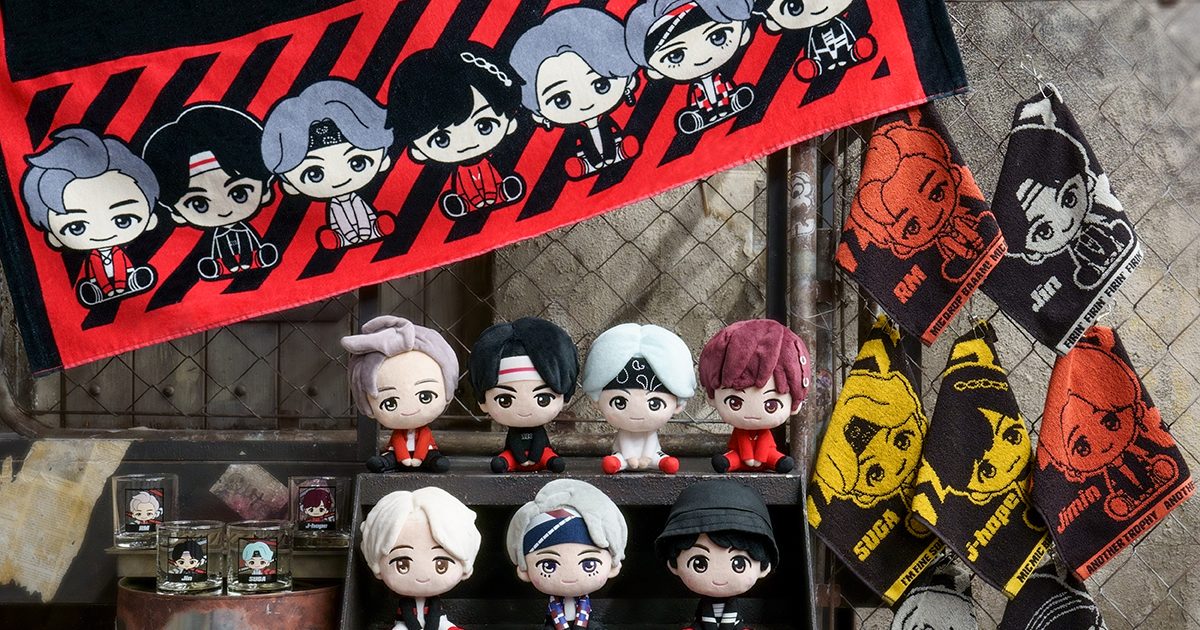 BTSキャラクターTinyTANが一番くじに初登場、楽曲「MIC Drop