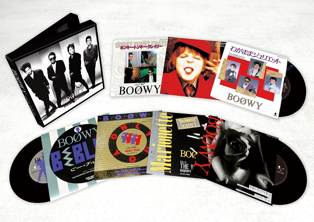 BOOWY／オリジナルアルバム全6枚、シングルスのセット
