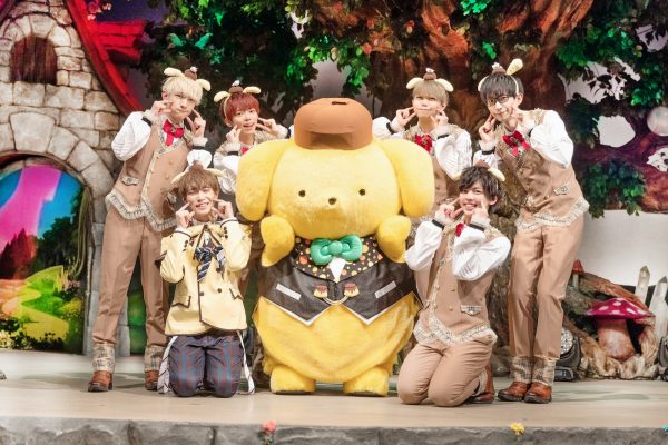 パンダドラゴン、夢のステージ・サンリオピューロランドでポムポム  