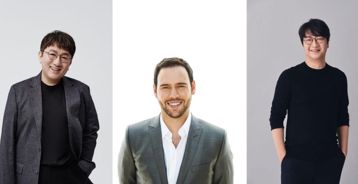 HYBE パン・シヒョク議長、HYBE AMERICA スクーター・ブラウンCEO＆ユン・ソクジュンCEOが「The 2022