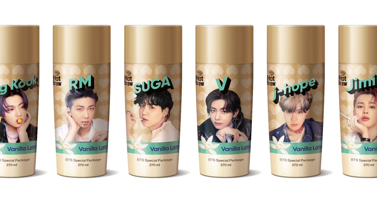 BTS コーヒー BTS、コーヒー飲料「BTSスペシャルパッケージ ホットブリュー