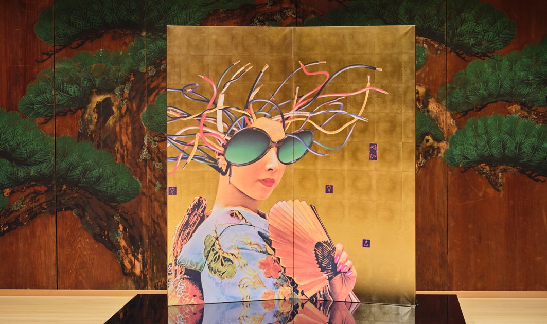 YMOのアルバム（USA盤）ジャケット・モチーフの金屏風公開、一般