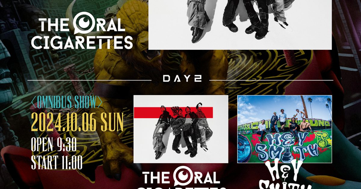THE ORAL CIGARETTES | 「PARASITE DEJAVU 2024」グッズの着用