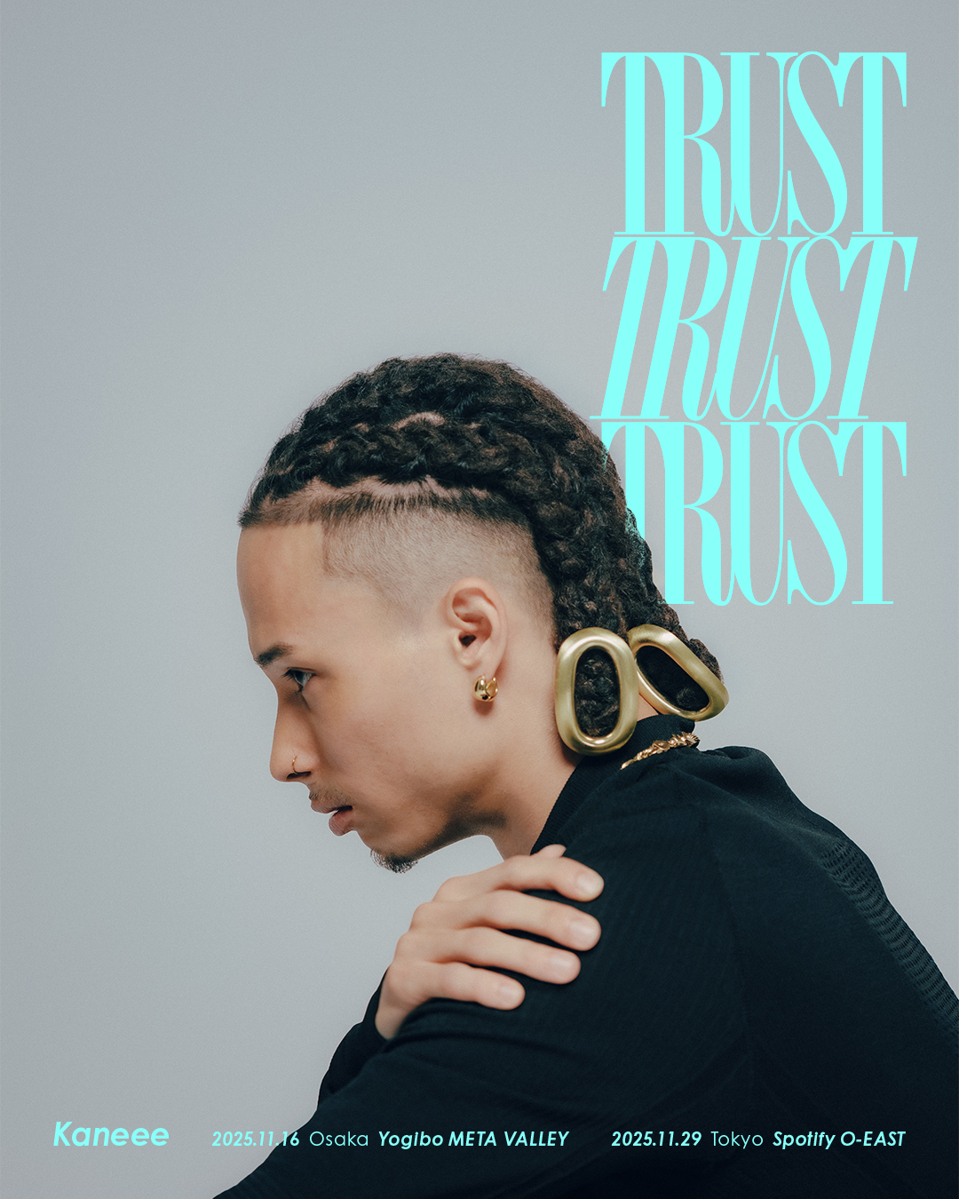 Kaneee、大阪・東京ワンマンライブ「TRUST TRUST TRUST」開催決定