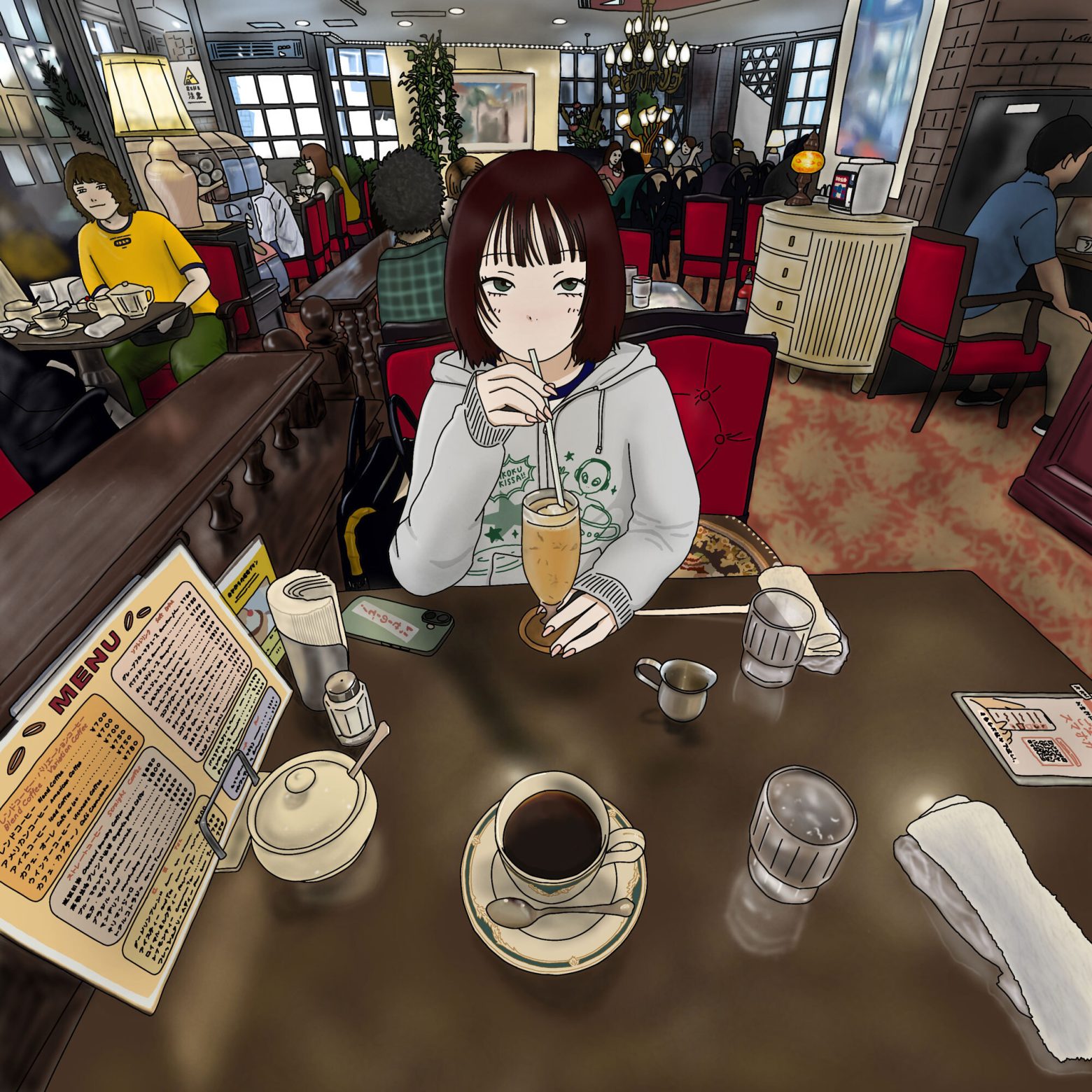 帝国喫茶の3ヶ月連続リリース始動、第1弾「愛毎日」は作詞作曲・ジャケットイラストを杉崎拓斗（Dr）が担当、3ヶ月連続ライブも開始