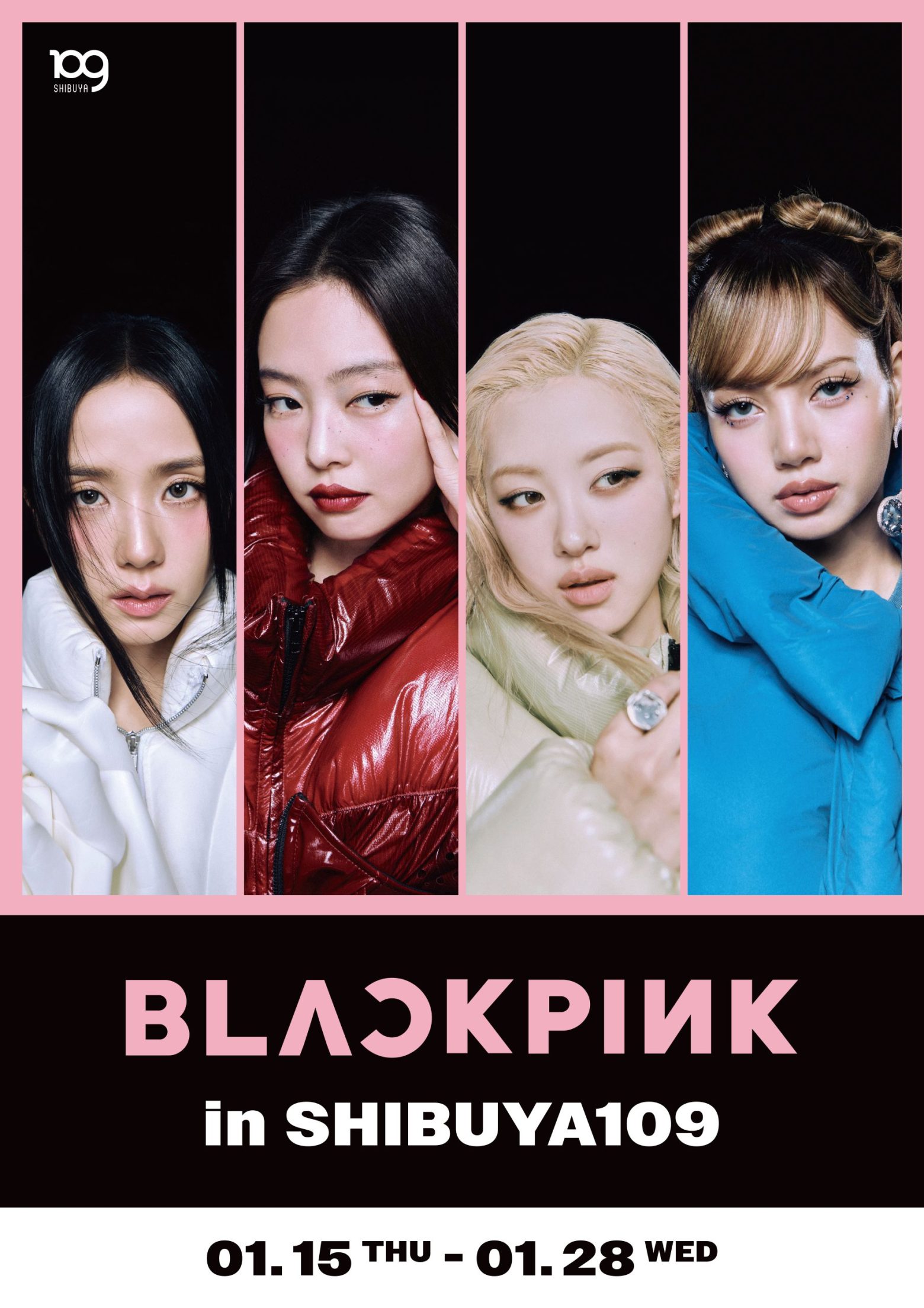 世界的人気を誇るガールズグループ「BLACKPINK」とSHIBUYA109がコラボレーション