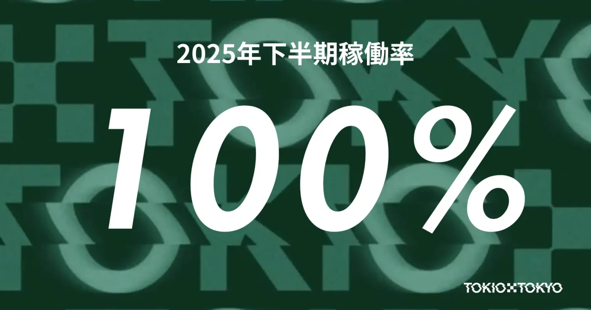 渋谷のライブハウスTOKIO TOKYOが稼働率100％達成